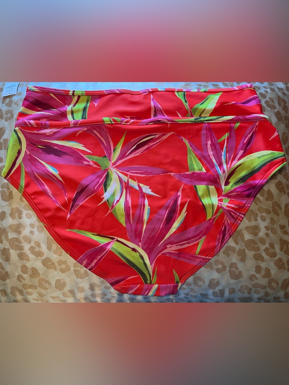 Old Navy Full Bloom Bliss High-Waist Bikini Set—Top Large and Bottoms XL - Picture 10 of 16